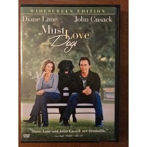 Must Love Dogs (DVD, 2005), Lane, Cusack, Excellent Condition